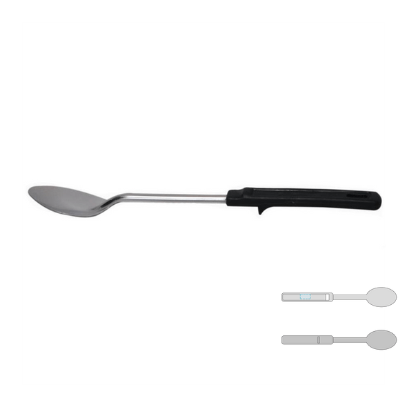 Buffésked i rostfritt stål